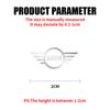 For MINI Cooper JCW WORKS R55 R56 F55 F56 R57 R58 R59 3D Nickel Metal Car Logo Sticker Badge Decoration Accessories Auto Styling zbfhp66