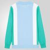 Men's Casual Color - Blocked Knitted Cardigan With Turned - Up Collar And Ribbed Cuffs Outerwear
