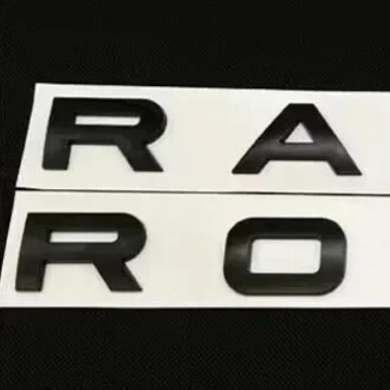 Letters Emblem for RANGE VELAR SV Autobiography Ultimate Edition DISCOVERY SPORT Car Styling Hood Trunk Logo Badge Sticker