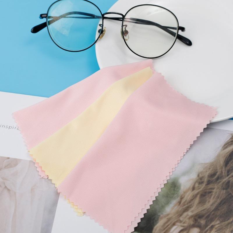 Wholesale 100pc Microfiber Cleaning Cloth Soft Chamois Eyeglasses Lens Glasses Cleaner Cloths Phone Camera Screen Cleaning Wipes