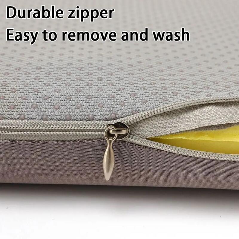 4cm Thick Seat Cushion Ultra Soft Memory Foam Office Chair Pad Breathable Rebound Waist Cushion