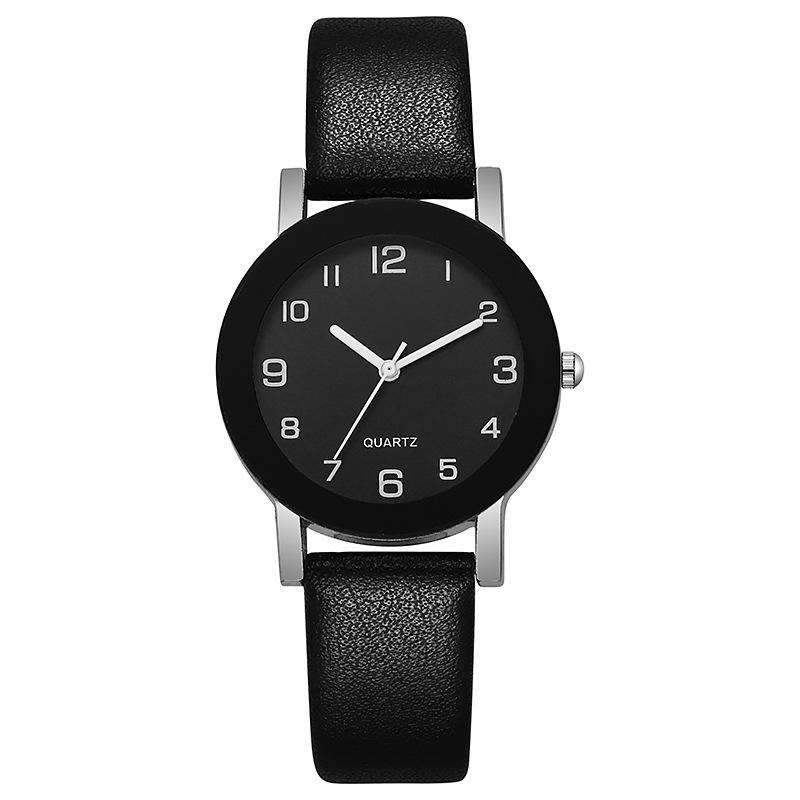 Casual Couple Watches Fashion Simple Leather Clock Watches Women Men Casual Digital Quartz Wristwatches Relojes Para Mujer