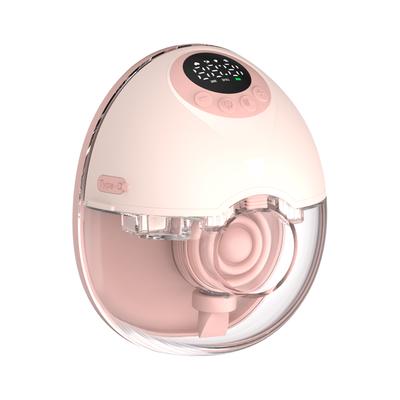 Wearable Electric Breast Pump Hands Free for Breastfeeding 4 Modes 12 Suction Level Voice Broadcast