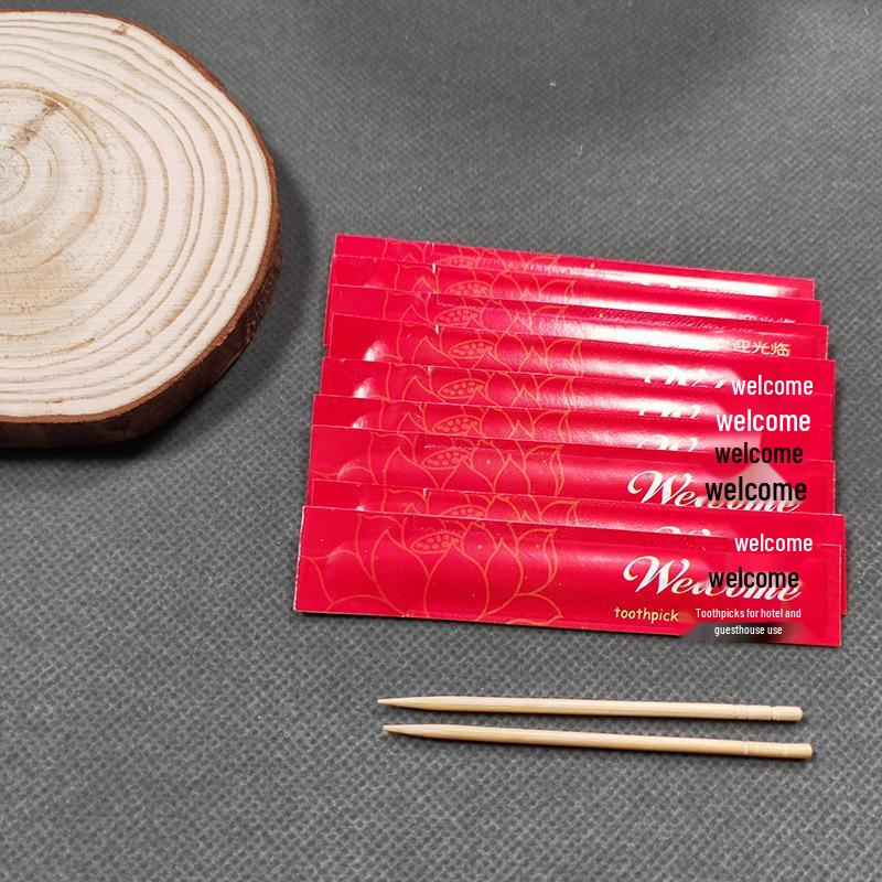 

Индивидуально упакованные бамбуковые зубочистки с логотипом на заказ и бесплатной доставкой для гостиниц, еды на вынос и путешествий.