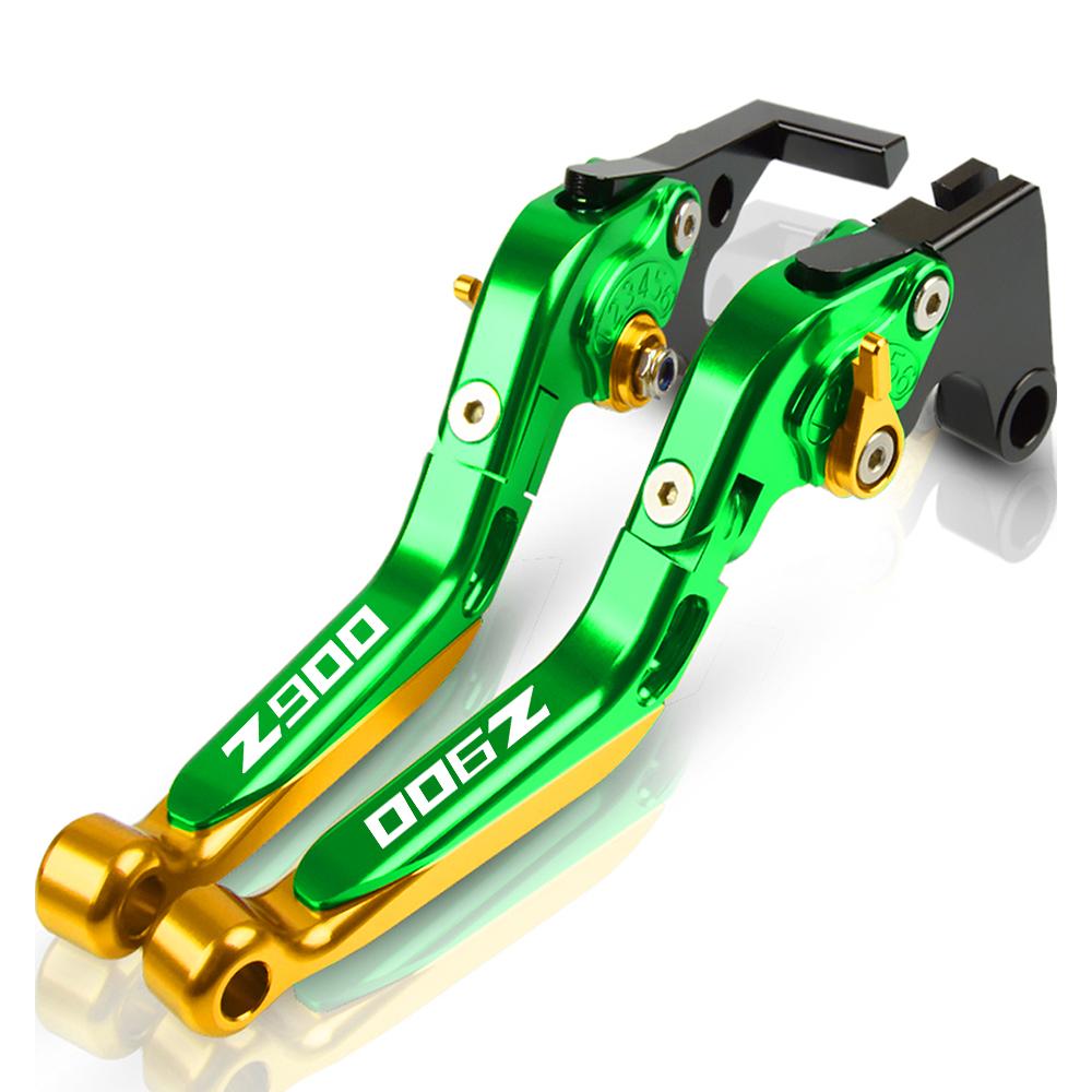 Motorcycle CNC Adjustable Extendable Foldable Brake Clutch Levers Handle Brakes Z900 For Kawasaki Z900 2017