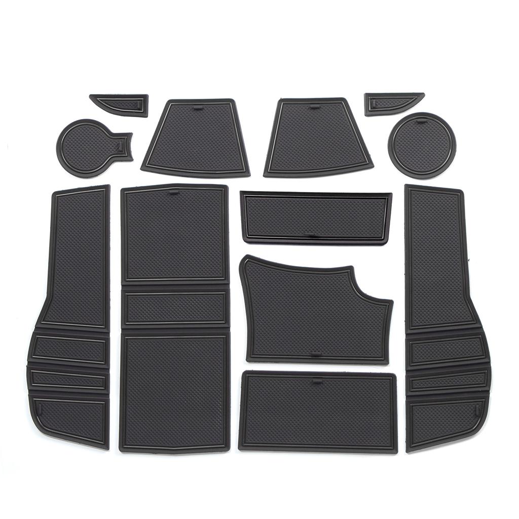 Tappetino Antiscivolo per Slot Portiera per Peugeot 2008 e-2008 GT Line 2019 - 2024 Accessori Styling Pad Antiscivolo