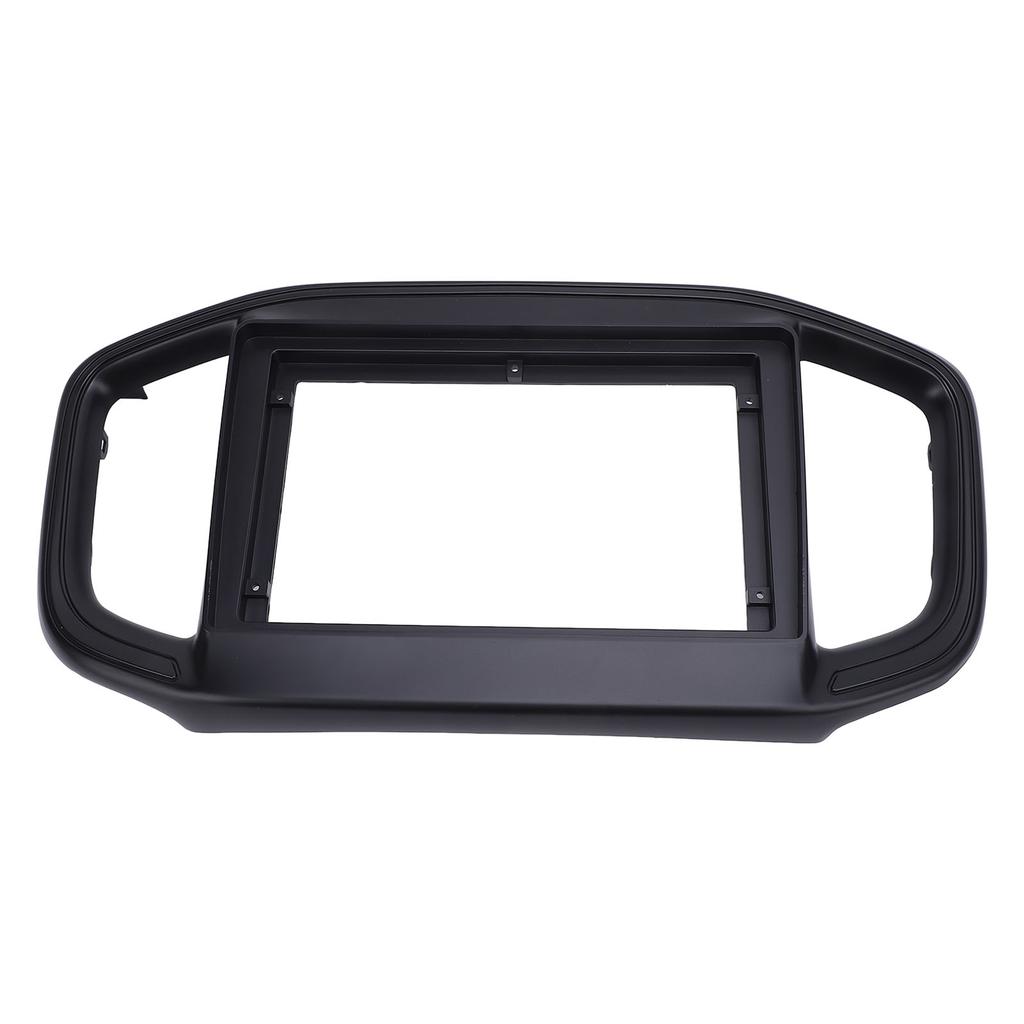 9 Zoll Navigationspaneelrahmen Kratzfest Stilvoll Schwarz Autoradio Radio Blende ABS-Paneel Blende