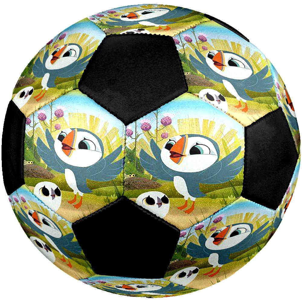 Puffin Rock Theme Size 5 Soccer Ball, Suitable for Both Indoor and Outdoor Matches, a Gift Suitable for Everyone.