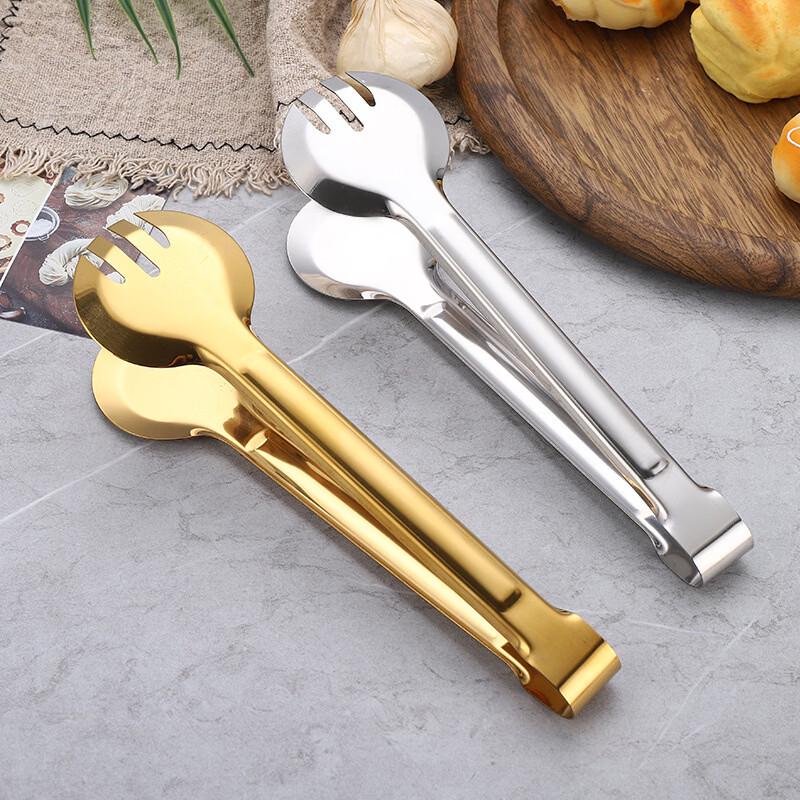 Zhi Shi Multi-purpose Gold Food Tongs (4-piece set)