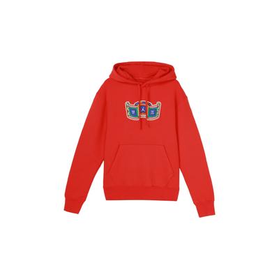 Felpa con cappuccio casual sportiva da uomo rossa CV3463-673