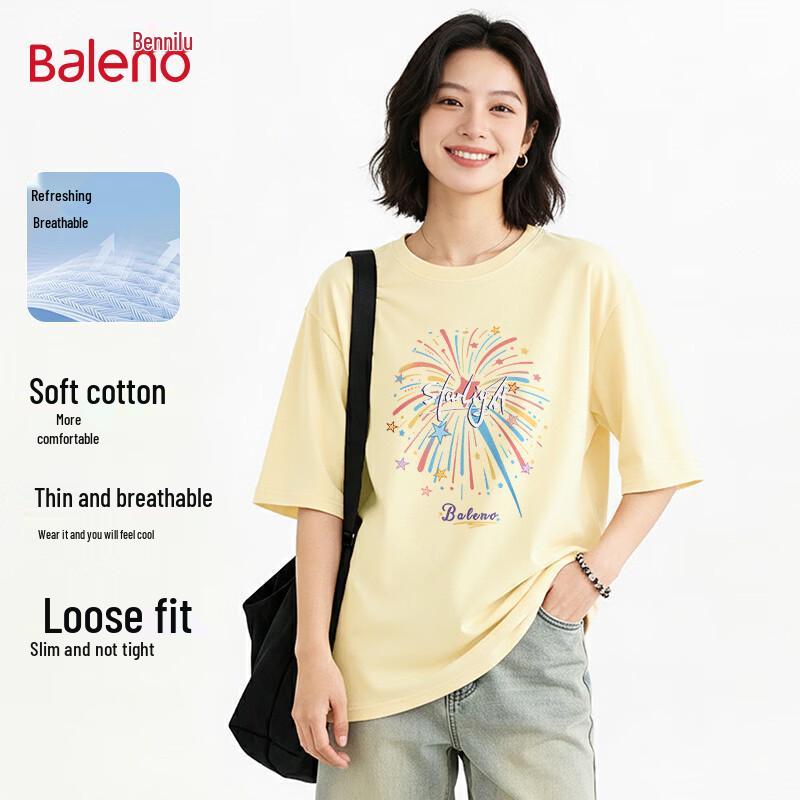 Baleno Women's Graphic Cotton Short Sleeve T-Shirt