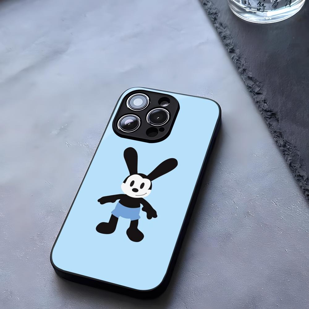 Cartoon Character O-Oswald Phone Case Tempered Glass For IPhone 17 13 14 16 12 15 11 Pro Max Plus Mini X XR SE2020 Coque
