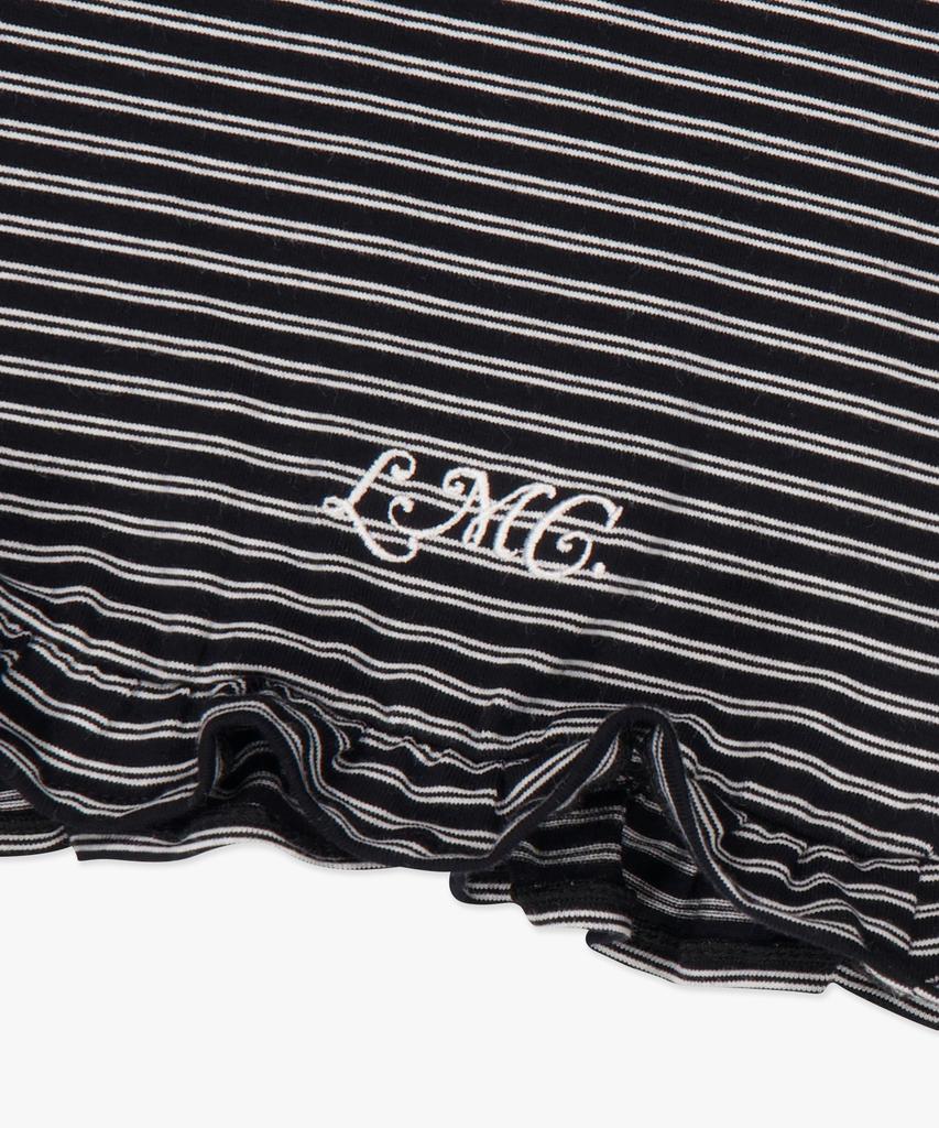 LMC Wm Frill Long Slv Tee Black