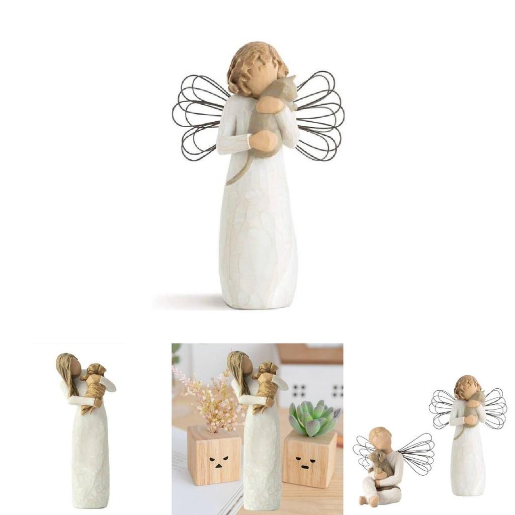 Romantische Harzkunst Liebende Figur Dekoration für Zuhause mit elegantem Umarmungsdesign