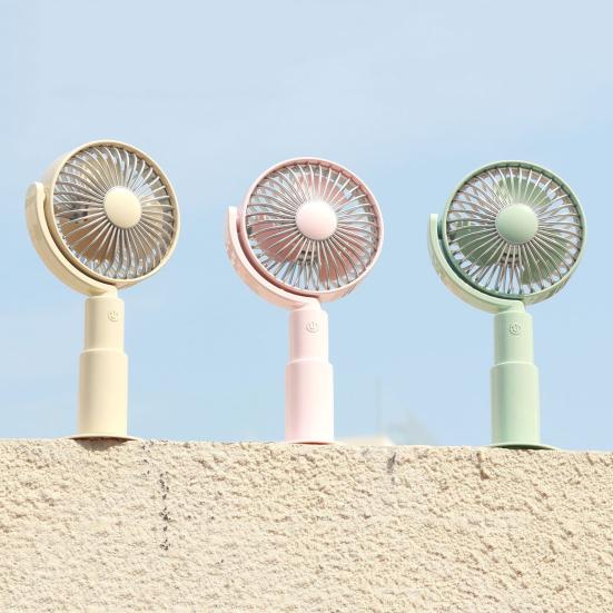 Mini Portable Fan 3 Speed Personal Handheld Fan Lightweight USB Rechargeable Desktop Fan for Travel Outdoor Summer Gift