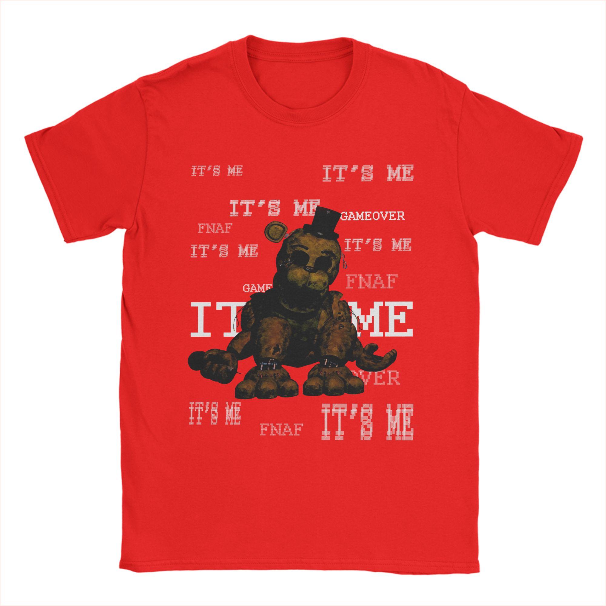 

Men ITS ME golden Freddyed Bonnie Game T Shirt Cotton Tops Vintage Short Sleeve Round Neck Tee Shirt Graphic Printed TShirt S
