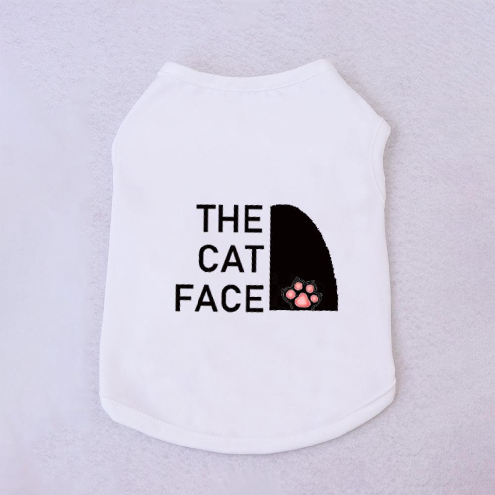 1 Pc Pet Vest, Text Print Summer Breathable Cat Clothing, Siamese, Ragdoll Silver Tabby Vest