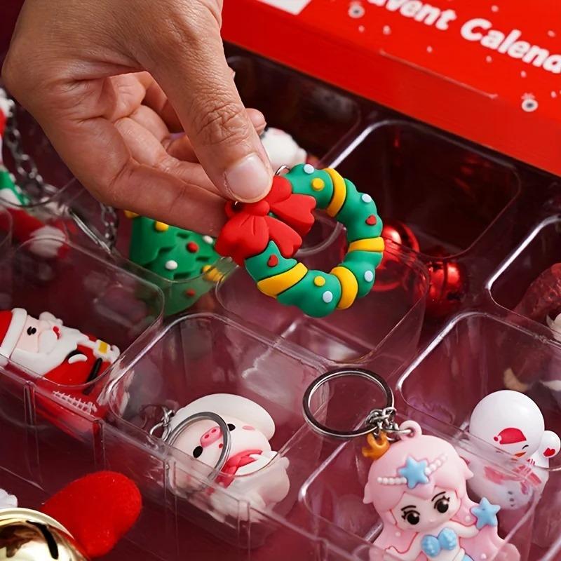 1/1boxs Christmas Blind Box Advent Calendar 11 Fillable Surprise Empty Boxes DIY Family Kids Xmas Gift New Year Decor Party favo
