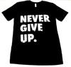 NON ARRENDERTi T-SHIRT NERA PICCOLA (S)