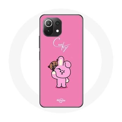 Coque Pour Xiaomi Mi 11 Lite BTS Bangtan Sonyeondan BT21 Shooky Suga Et Cooky Jungkook