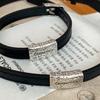 Black Belt Necklace Women'S Neck Chain Light Luxury Niche Temperament Collarbone Chain Item Jewelry Premium Durable