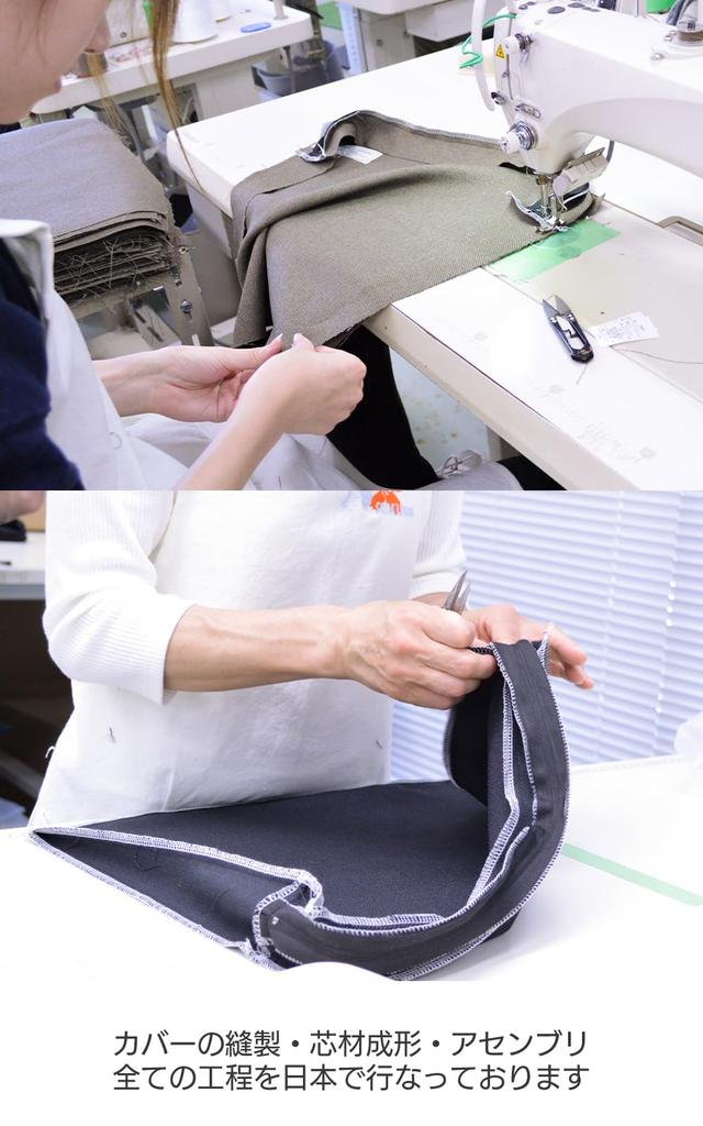 L Regular Cushion for Work or Moderate Firmness Dr. Cushion, Brown, 38x40x6, Home,