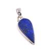 Natural Lapis Lazuli Gemstone Handmade 925 Solid Silver Gift Pendant 1.50" G4v89