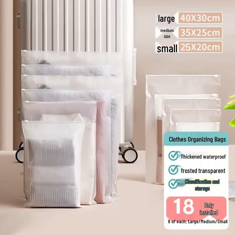 Waterproof Transparent Travel Organizer Bags