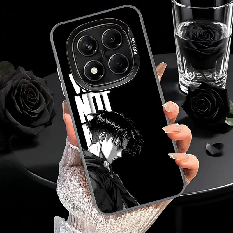 A-Attack On T-Titan Levi Mjukt Telefonfodral för Samsung Galaxy S24 S25 FE S26 Edge S23 Ultra S22 Plus S21 + Stötsäkert Fodral Baksida S