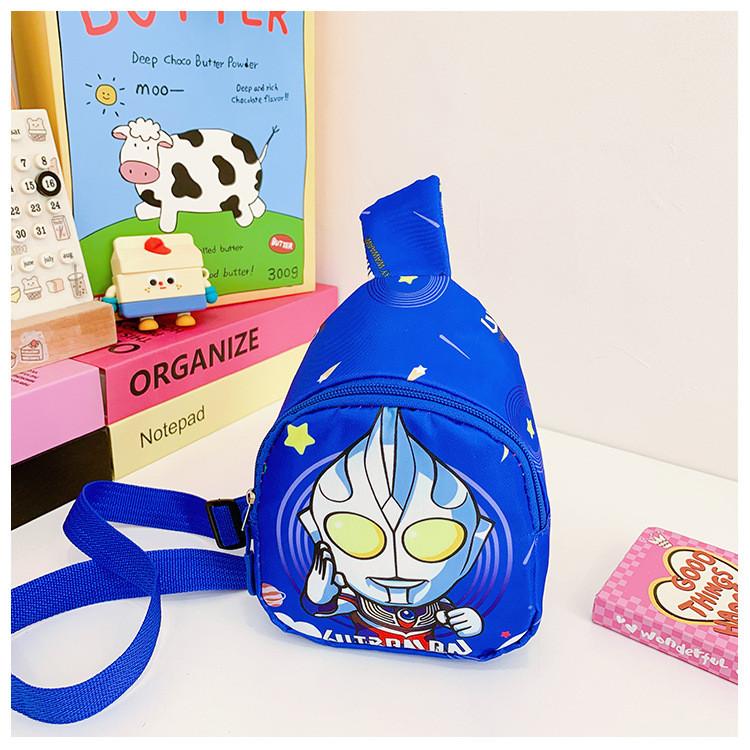 

Сумка кроссбоди с принтом супергероев Мстителей Marvel, детская мультяшная, для улицы, подарок, повседневная Blue Ultraman