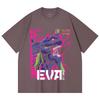230 Gsm 100% Cotton Evangelion V8 Print Unisex Heavy Cotton T Shirt