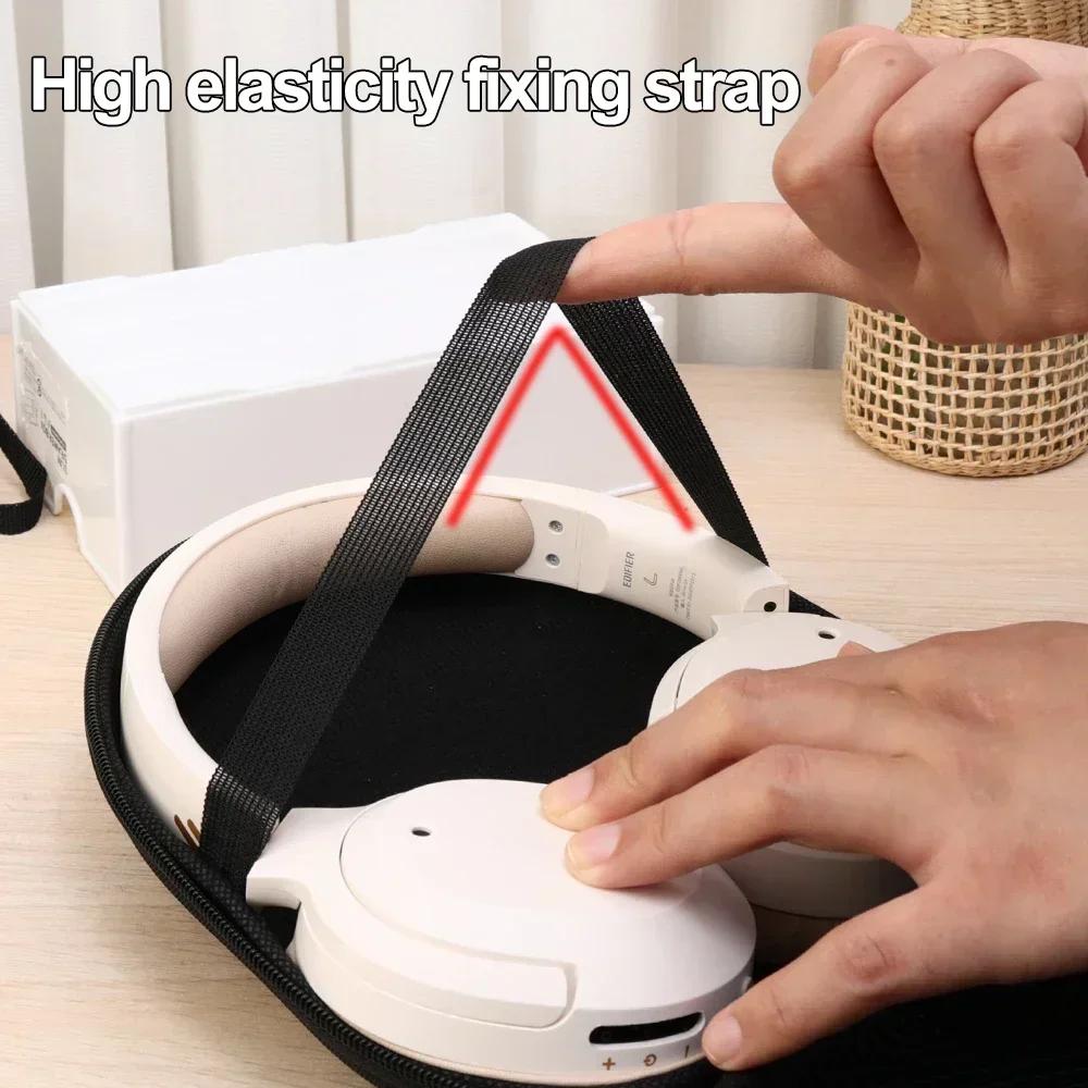 EVA Carrying Headphone Case Headset Travel Bag for Sony MDR-ZX100 ZX110 ZX300 ZX310 ZX600 WH-CH 720N On-Ear Headphones Pouch