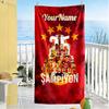 Galatasaray Personalized Name Beach Towel Soft Durable Quick-Dry Portable for SwimmingBeachCamping Travel Beach AccessoriesGym