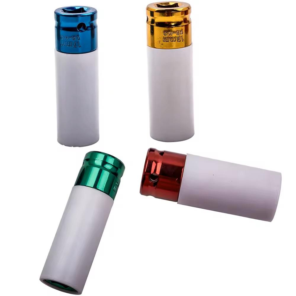 Hot Selling Impact Socket Lug Nut Thin Wall Wheel Protector 1/2"Drive 15mm Tool Kit Set