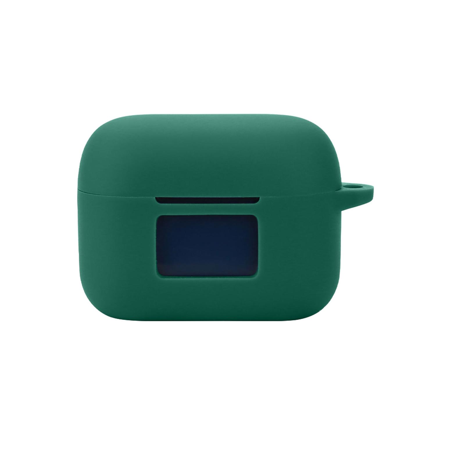 

Чехол для наушников TOZO T21, защитный силиконовый чехол, водонепроницаемый чехол от царапин, пылезащитный чехол для беспроводных наушников темно серый