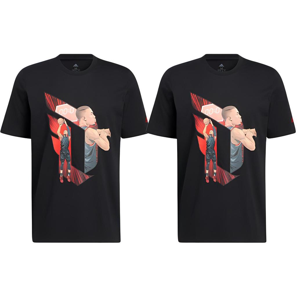 Adidas Set in Sleeve T Shirt Men's Black HS4322
