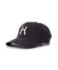 HELLO SUNRISE H Logo Cotton Ball Cap_Charcoal
