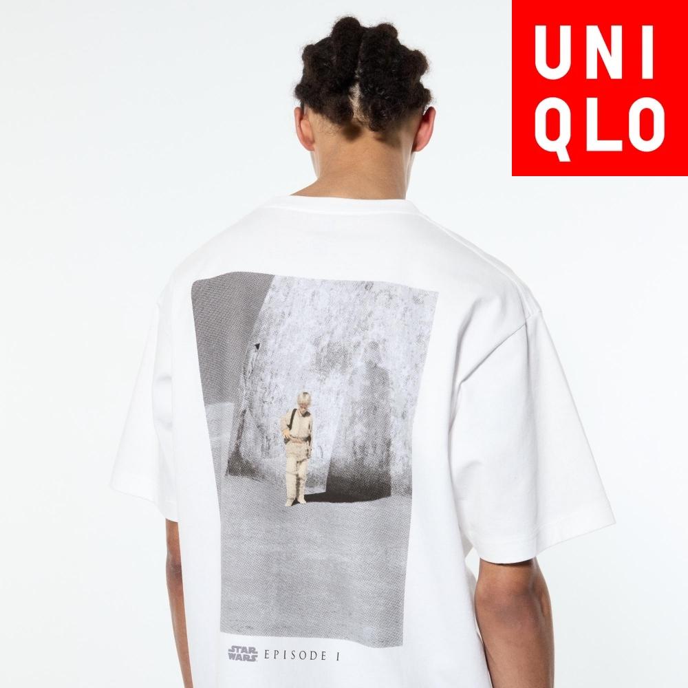 

Uniqlo Japan Star Wars Remastered By Kawamura Kousuke Ut Короткий рукав Oversize Fit 00 WHITE/XS