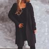 Autumn and winter new casual simple long sleeved button hooded sweater cardigan jacket for women 3530 EMA