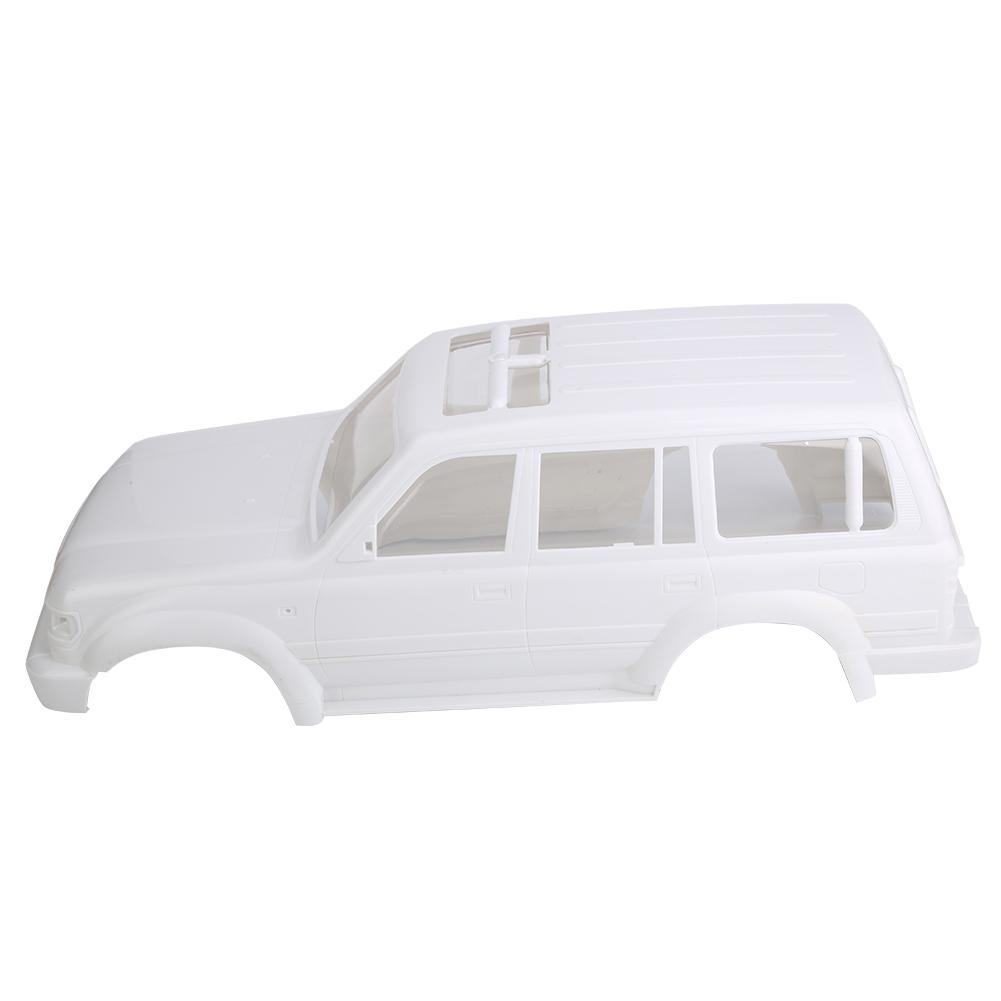 White Car Shell LC80 313 Wheelbase CX10 TRX4 for 1 10 Climbing RC Car Toy PartsWhite