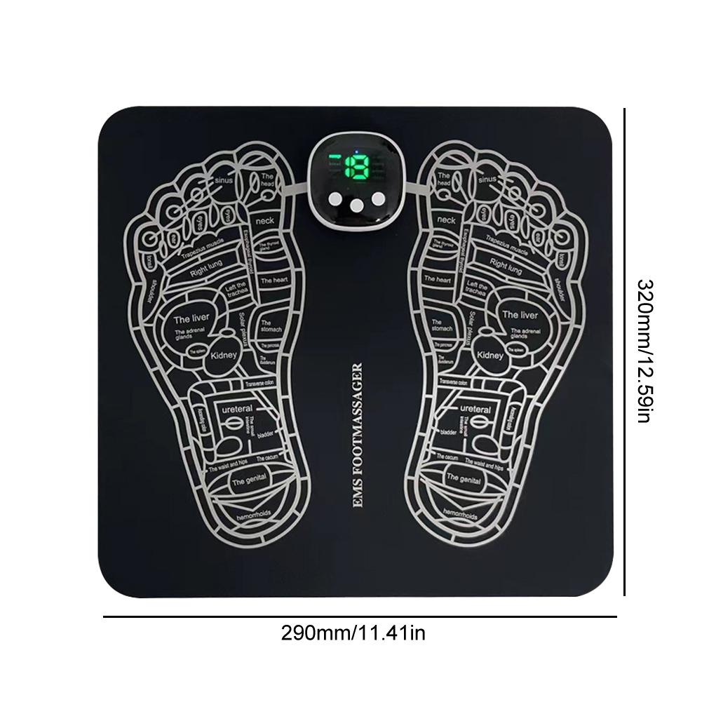 

Массажный коврик для ног Улучшает кровообращение Электрический массажер для ног Электрическая стимуляция мышц Массажный коврик для невропатии