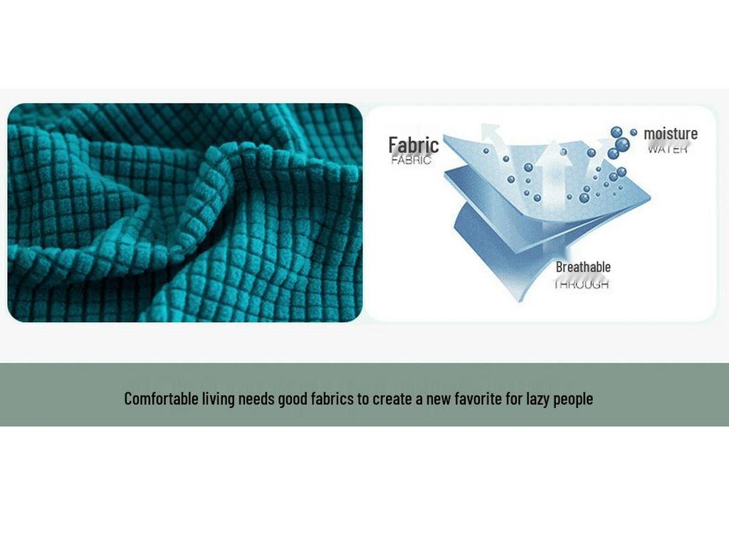 Universal Stretch Sofa Cover - Modern, Year-Round Fit for Chaise and Leather Sofas