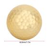 High Visibility Golden Golf Balls Golden Plating Gold Plating Golf Ball  Golf Clubs