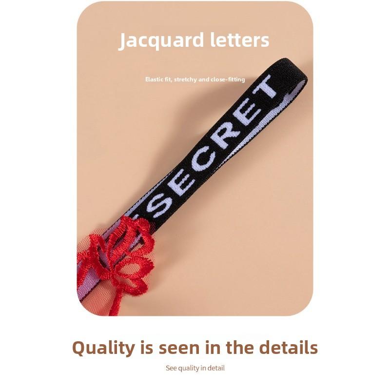 Damska seksowna koronkowa bielizna typu stringi z literami na pasie, wygodna, na wiosnę i lato