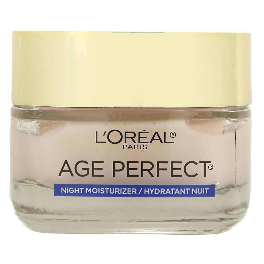 L'Oréal, Age Perfect Rosy Tone, Cooling Night Moisturizer, 48G(1.7Oz)