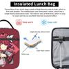Kasane Teto Warm Tone Manga Lunch Bag  Leisure Lunch Box For Child  School Cooler Bag Waterproof Tote Food Bags