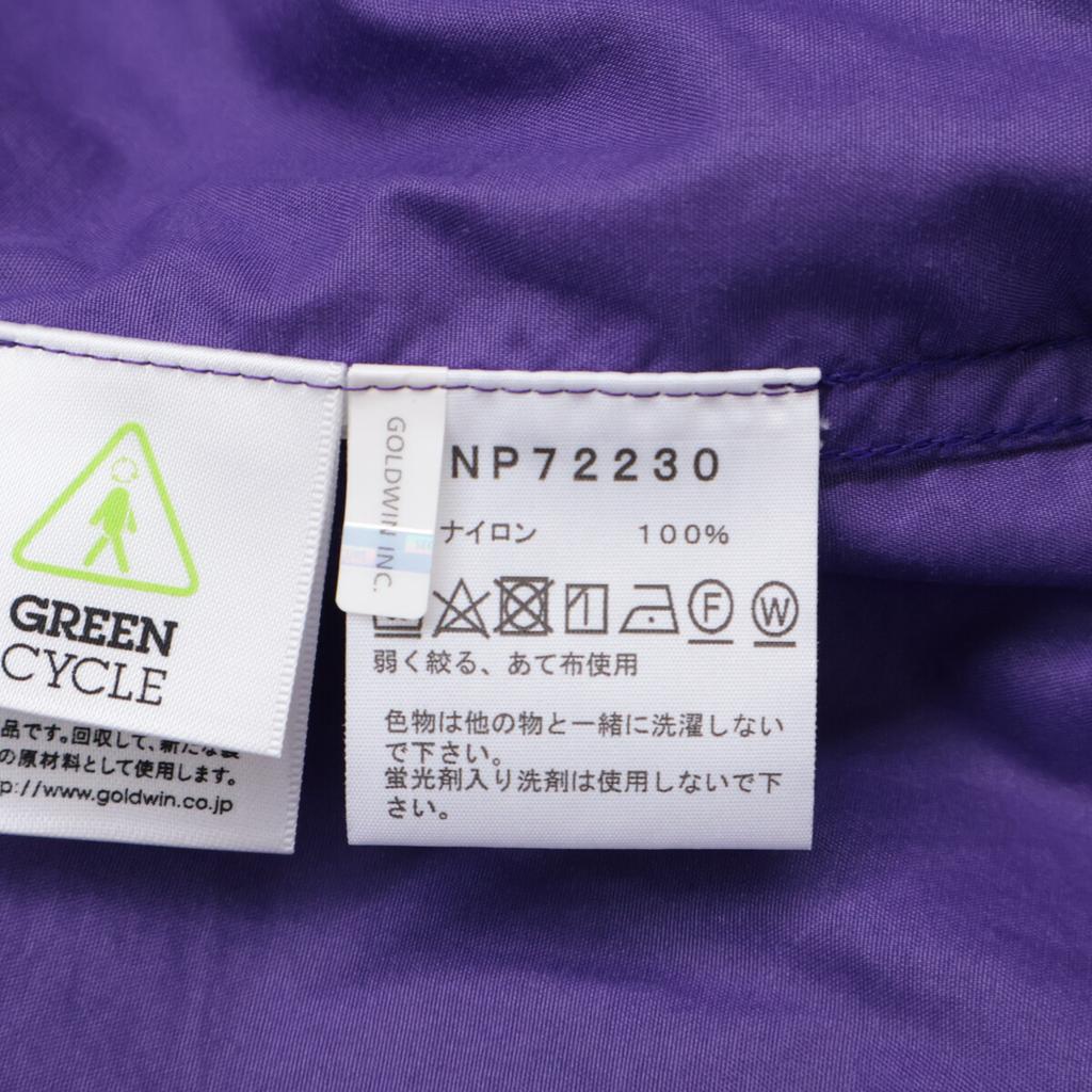 THE NORTH FACE Excellent condition NP72230 mountain parka compact jacket Jacket M purpleUsed