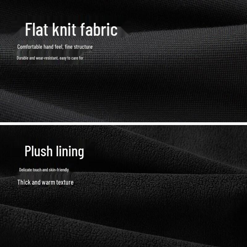 HLA Men's Fleece Lined Drawstring Casual Winter Pants