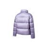 Saucony Letter Logo Print Windproof Warm Stand Collar Long Sleeve Bread Down Jacket Women Jacket Gray Purple SC1220006B-PP06