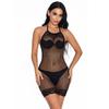 Sexy Women Fishnet Night Dress Hot Bodycon Clubwear Vestido Colorful Porno Catsuit Erotic Transparent Mini Dress Mujer Beachwear